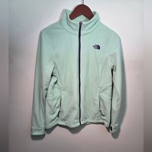 The North Face Mint Green Fleece Zip Up